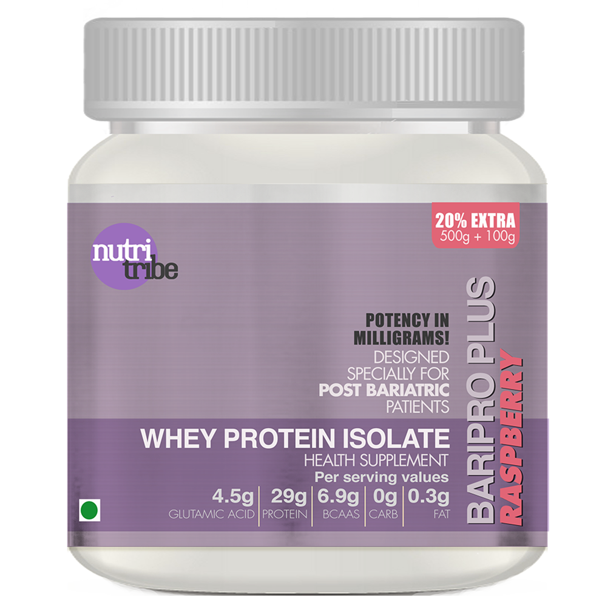 Baripro Plus - Whey Protein Isolate Raspberry