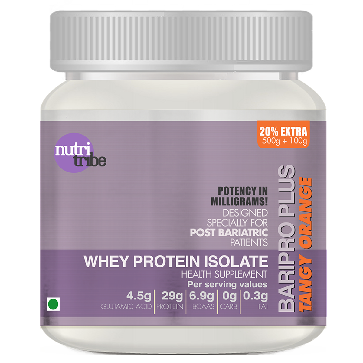 Baripro Plus - Whey Protein Isolate Tangy Orange